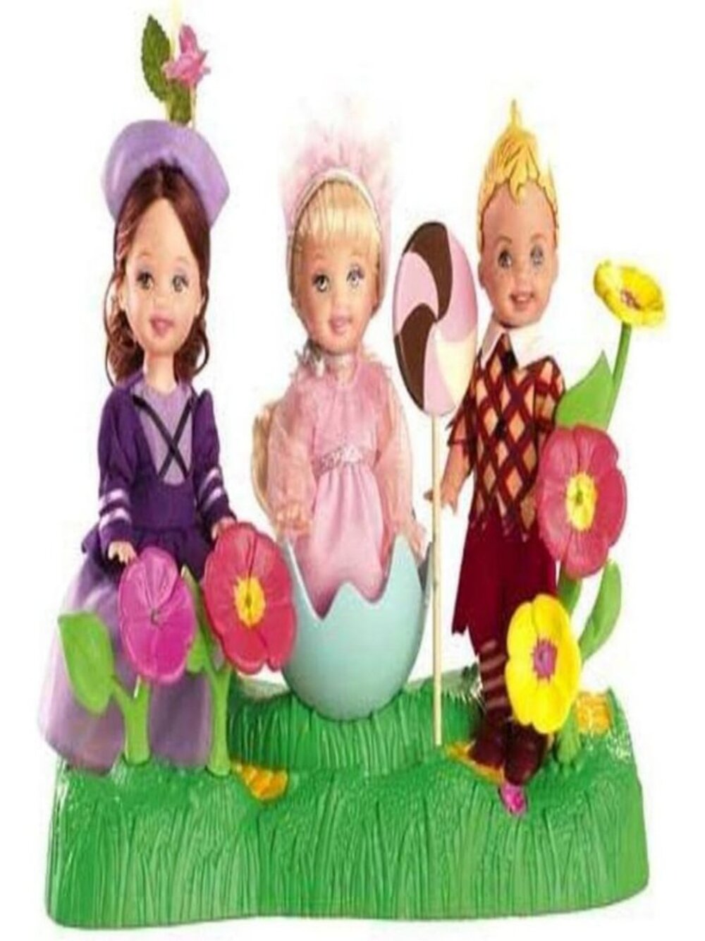 Wizard of Oz Munchkin Dolls Set - Kelly & Tommy Collectible Figures, Vintage Toy